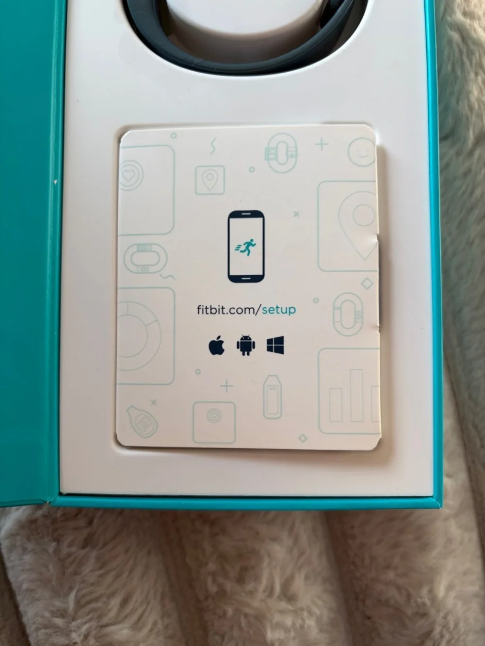 Fitbit Inspire Tracker Band with Navy Strap